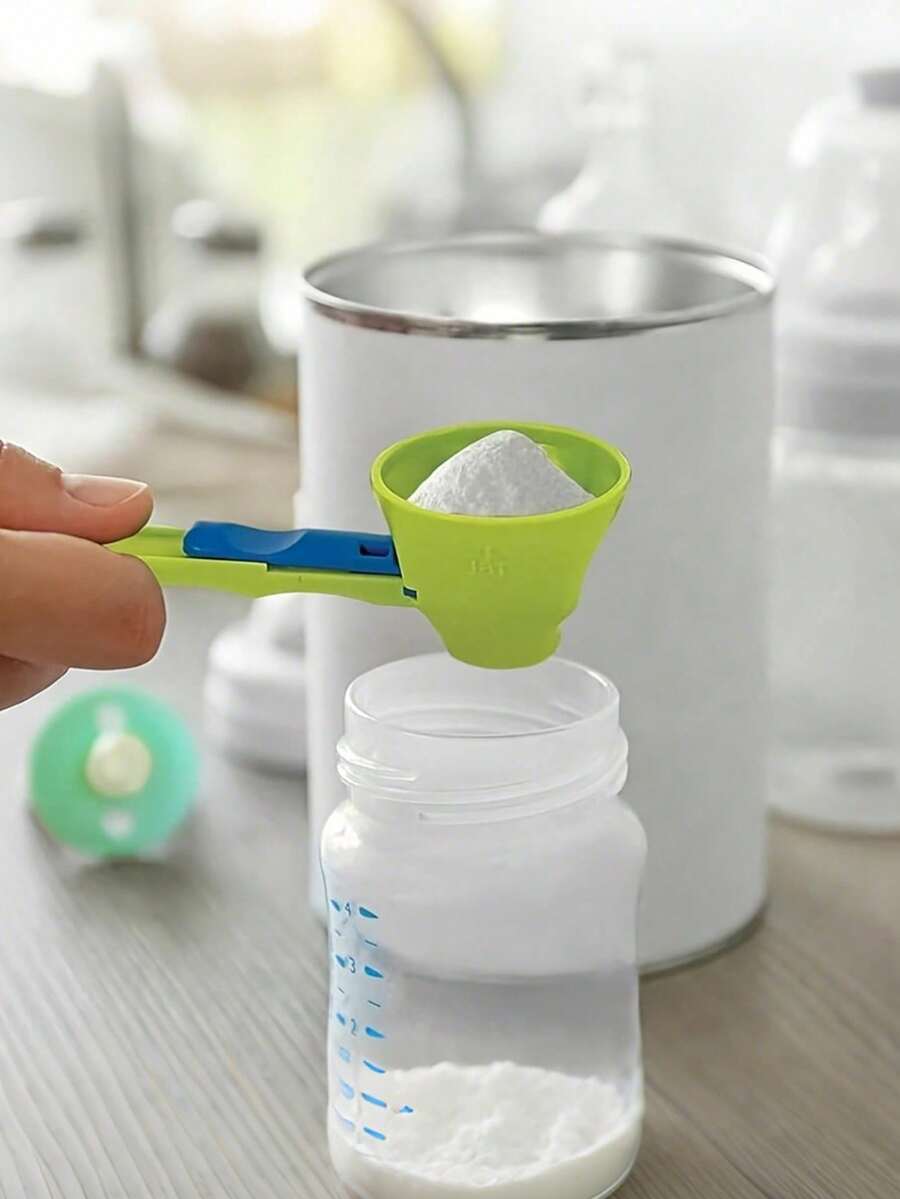 Mess-Free Protein Powder Scoop With Sliding Funnel - Great For Milk And Supplements, Durable Pp Material, Leak-Proof, Multi-Purpose Baking And Mixing Scoop For Smoothies, Milkshakes, Baked Goods And Protein Shake Blenders, Perfect Kitchen Gadget For All Occasions - View 1