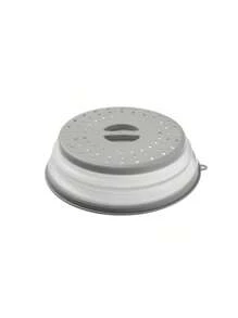 1pc Silicone Microwave Splash Cover, Food And Fruit Drain Microwave Cover, Microwave Food Cover, Microwave Plate Cover, Microwave Oven Cover, Kitchen Essentials, Dishwasher Safety, Multifunctional Silicone Folding Fresh-Keeping Cover, Oil And Splash Proof Cover, Dedicated Heating Cover, Folding Cover, Summer Essentials, Cups ﻿