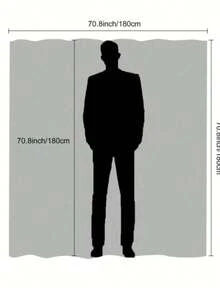 1 peça de cortina de chuveiro à prova d'água com 12 ganchos de plástico, decoração minimalista para banheiro, com esqueleto gótico engraçado, Halloween, vintage, gato, peixe, bolha, para banheira, 1 peça (o artesanato tem alguns defeitos) - Multicolorido - Ver 4