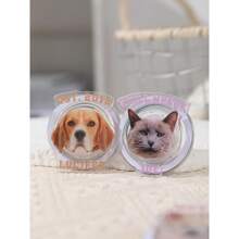 Agarre de teléfono con tu mascota en la pantalla y un título gracioso, soporte de teléfono personalizado, regalo para amantes de las mascotas, mantén a tus mascotas contigo, regalo para el Día de la Madre