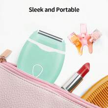 1pc Electric Shaver-For Women, Portability Removal Device Armpit Private Parts Whole Body Shaver Household Use Face Waxing, Product Does Not Include Batteries