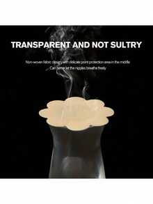 10/30/50/100Pcs Cloth Nipple Cover Teat Hide Women Nipple Pasties Piece Breast Petals Invisible Bra Padding Chest Sticker Patch Covers - Multicolor - View 9