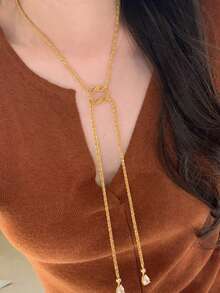 1 件爆裂多用途闪亮毛衣链星空项链 - 滿天星項鍊 - 查看 3