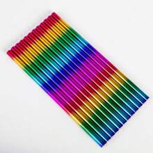 8 matite colorate, singola linea a quattro colori, penna arcobaleno a colori multipli, colori sfumati, sette colori misti, per disegno di bambini e ragazzi