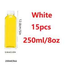 5/10/15 Pack Small Plastic Bottles For Liquids - Ginger Shot Bottles With Caps, Wellness Juice Shot - Freezer Friendly, Leak Proof, 4 Oz 5oz 8oz 12oz 16oz BottlesEmpty Plastic Juice Bottles, Reusable Water Bottles, Clear Bulk Drink Containers Thanksgiving, Halloween, And Christmas Are Applicable