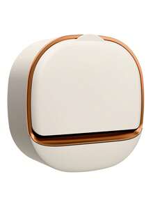 1个带沥水盘的豪华皂碟，防水皂盒，适用于淋浴间，壁挂式设计，带翻盖，是浴室的理想之选，也是开学必备品。