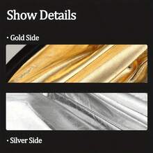 五合一圆形反光板可折叠摄影补光灯电池散光器配件多片式户外摄影背景道具