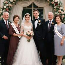 新娘和新郎母亲玫瑰金箔腰带，白色单身派对腰带，适用于新娘送礼会订婚用品礼品婚礼配饰 - 彩色 - 查看 7