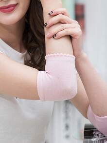 1 对硅胶干裂肘套，足部和手部护理，干裂肘部保护器，保湿，肘部和脚跟两用 - 彩色 - 查看 6