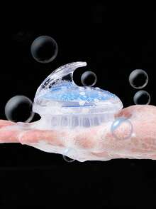 美容工具洗发按摩刷，硅胶头发清洁头皮放松按摩刷 - 彩色 - 查看 2