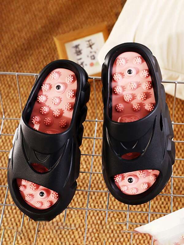 Women's Massage Slippers For Summer,Acupoint Pressure Relief,Magnetic Absorption,Anti-Slip,Anti-Odor,Home Spa & Casual Wear