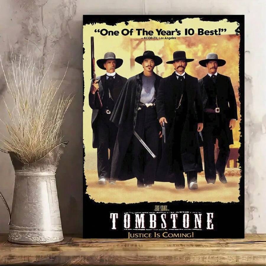 Framed Tombstone - Movie Poster (Regular Style - Black),Wall Art Picture Paintings For Living Room Bedroom - Framed - View 1