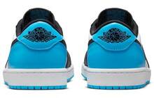 Air Jordan 1 Retro Low OG 'UNC' White Dark-Powder-Blue Black Sneakers Men CZ0790-104 - 彩色 - 查看 6