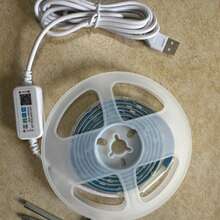 Full/Queen Size Bed Frame With Led Light Headboard, Upholstered Platform Bed With 4 Drawers, Adjustable Led Lights And Storage Headboard, Upholstered Platform Bed With 2 Usb Ports, No Box Spring Needed - 新 - 淺灰色 - 查看 4