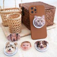 Personalized Phone&Kindle Grip, Custom Magnetic Phone Grip, Pet Photo Phone Grip, Dog Mom Gift, Custom Kindle Grip - Multicolor - View 9