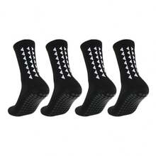 2 Pairs Soccer Socks - Mid-Calf Grip, Sweat-Absorbing, Durable, Terry Cushioned Sports Socks Suitable For Football, Cycling, Climbing And Running - Multicolor - View 11