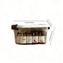 3 Packs Clear Stackable Storage Bins - Plastic Organizer Boxes With Handles For Home/Office - Space-Saving Design, Portable Easy-To-Carry Construction, Transparent Lightweight Containers For Closet, Pantry, Desk, Craft Room, Toy Room, Laundry Room; Multi-Purpose Storage Solution For Seasonal Cleaning, Organization, Craft Supplies, Office Essentials, Paperwork, Small Parts, Accessories, Hobby Projects - Multicolor - View 8