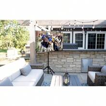 Black Tripod LCD LED Flat Screen TV Display Floor Stand, Portable Height Adjustable Mount - 1 - View 5