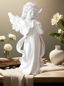 White Angel Ornament Decorative Craft, Suitable For Various Occasions - White - View 8