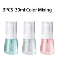 3 Pieces Set - Ultra-Fine Mist Spray Bottle, Small Spray Bottle Alcohol Atomizer, Three Sizes (30ml/60ml/100ml) There Is Always One Suitable For You, Reusable Fine Mist Spray For Cleaning, Spraying, Makeup And Skin Care, Light Beige Care, Fragrance-Free Nourishment - Multiple Colors - Travel Accessories
