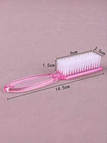 1pc Nail Art Cleaning Brushes, Long Handle & Multi-Functional Brush