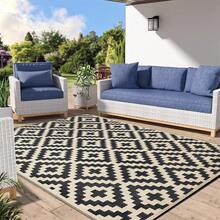 Outdoor Rug Outdoor Rug For Patio , Waterproof Mat,Reversible Plastic Camping Rugs,Rv,Porch,Deck,Camper,Balcony,Backyard