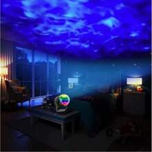 16 Color RGB Light Projector - Portable Mini LED Light Ball For Party, DJ, Bar, Stage, Wedding And Birthday L Creative Gift - 黑色 - 查看 4