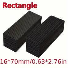 20pcs/40pcs/100pcs Rectangular Carpet Gripper, Double-Sided High-Adhesive Car Carpet Gripper, Household Floor Mat Anti-Slip Tape, Hook + Loop Back To School