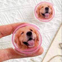 Agarre para Kindle, Soporte para teléfono con agarre personalizado con foto de mascota, Agarre magnético para teléfono, Agarre para teléfono con foto de mascota personalizada