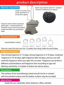 Hamster Meme Design 5-Star Hotel Lobby Fragrance Scent - Luxury Grade Authentic Essential Oil Car Air Freshener - Long-Lasting Fragrance, Refresh Car Interior, Ideal Gift, Fit For Air Vent, Ocean Scent, Car Fragrance Diffuser, Natural Oil, Cartoon Style, Suitable For Rearview Mirror, Car Charm