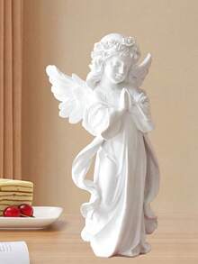 White Angel Ornament Decorative Craft, Suitable For Various Occasions - White - View 2