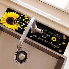 1 件家居装饰、水龙头盖垫、耐用涤纶、防水防滑、适用于厨房和浴室、带吸盘轻松安装、非常适合夏季和日常装饰、礼物、浴室垫 | 水龙头垫 | 耐用水龙头垫、水龙头配件 - 彩色 - 查看 15