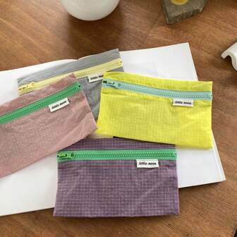Nylon Storage Bag, Travel Organizer Bag, Pen Case, Electronics Pouch, Coin Purse, Makeup Organizer