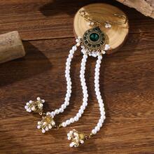 1pc Fashionable Luxury Sparkling Bohemian Iron Alloy Brooch, Suitable For Year-Round Wear - Large Brooch - View 9