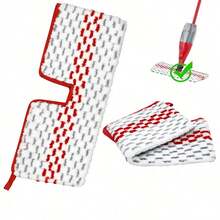 1pc/2pcs/4pcs/8pcs Compatible /O-Cedar ProMist MAX Steam Mop Pads, Fit For ProMist MAX Mop Heads, Replaceable  Ultra Microfiber Mop Pads - Red - View 15