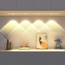 60CM LED Light Wireless Smart Sensor Wardrobe Bedroom Convenience USB Charging - 白色 - 查看 1