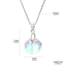 1 pieza Collar con colgante de piedra preciosa y concha, diseño de amor y espacio profundo Rafayel, para mujeres y hombres, regalo y joyería de cosplay