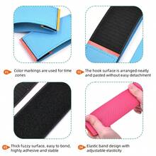 زوج/زوجان أربطة للقدم للتدريب على الرياضات الجمباز، أربطة للقدم بوحدات تدريب للرقص والانشطاع للنساء، أربطة احترافية لمساعدة القدمين على التدريب - متعدد الألوان - مشاهدة 4