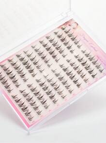 120PCS C Curl Sunflower Lashes Natural Look False Eyelashes – No Glue Needed, Lightweight Daily Wear, Reusable, Easy 3-Second Application,Self-Adhesive No Glue False Eyelashes – Instant 3-Second Press-On Lashes, Reusable With Strong Hold, No Messy Glue Needed