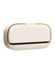 1个带沥水盘的豪华皂碟，防水皂盒，适用于淋浴间，壁挂式设计，带翻盖，是浴室的理想之选，也是开学必备品。