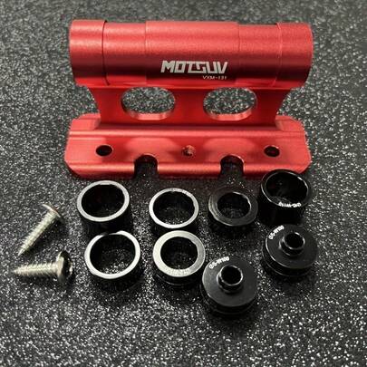 MOTSUV Bicycle Front Fork Quick Release Mounting Bracket - Durable Aluminum Alloy, Multi-Color, Detachable Front Fork Bracket, With Clamping Mechanism And Protective Rubber Gasket, Ensures Transport