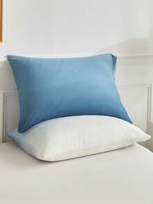 2/3pcs Ombre Blue Polyester Duvet Cover Set, Fashionable Modern Style Duvet Cover & Pillowcase Set Suitable For All Seasons (1 Duvet Cover + 1/2 Pillowcase) - Blue - View 8