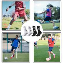 2 Pairs Soccer Socks - Mid-Calf Grip, Sweat-Absorbing, Durable, Terry Cushioned Sports Socks Suitable For Football, Cycling, Climbing And Running - Multicolor - View 9