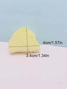 28入組雙面迷人的長毛絨貓耳DIY髮夾頭飾髮帶配件