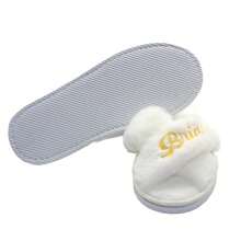 A Pair Bridal Party Cross Strap Slippers Set Wedding Party Bridesmaids Indoor Slippers Plush Slippers Women Home Indoor Floor Non-Slip Open Toe Slippers Bachelor Party Slippers Summer Birthday Gifts Beach Back To School School Supplies Room Decor