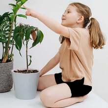 ELUTONG Girls Cotton Sports Shorts Breathable And 3 Pack - Nhiều màu A - Xem 6