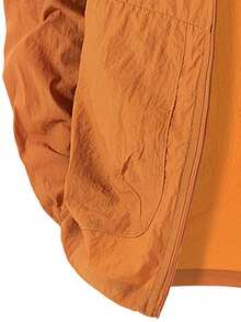 Summer New Solid Color Men Outdoor Sports Jacket, Long Sleeve Sunscreen Running Fitness Coat - trái cam - Xem 5