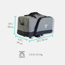 2025 Hottt New Arrivals:Vincita Nash Bike Trunk Bag - Universal Quick-Release Fit All Rear Racks  Expandable Panniers - Bicycle Commuter Bag Suitable For All BicyclBrownBrown - Bildfarbe - View 7