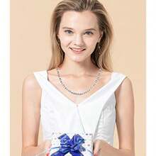 Titanium Magnetic Necklace For Men And Women Pure Titanium Sier Necklace 3500 Gauss Magnets Fashion Magnetic Jewelry - As Pic - View 6