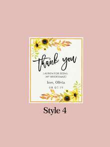 12/24 Etiquetas personalizadas para botellas de vino, decoraciones para fiestas de cumpleaños con corona, etiquetas para regalos, etiquetas para botellas de vino de boda, etiquetas decorativas conmemorativas y adorables para compromisos - Multicolor - Ver 21